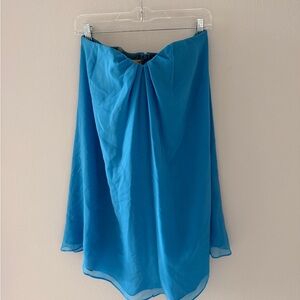 Strapless silk dress by Elizabeth and James size 2